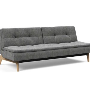 Dublexo Splitback Eik Sovesofa | 115x210 | Charcoal