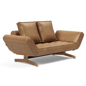 Ghia Wood daybed Faunal Brown