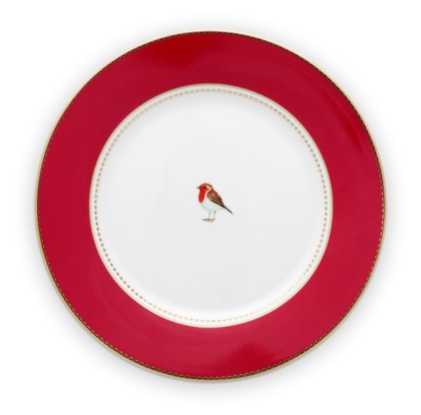 Plate Love Birds Red 21cm