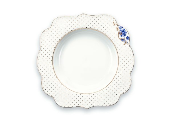 Deep Plate Royal White 23.5cm