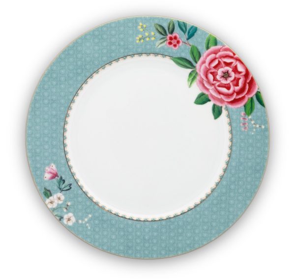 Plate Blushing Birds Blue 26.5cm