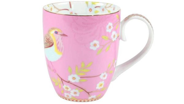 Mug Large Early Bird Pink 350ml