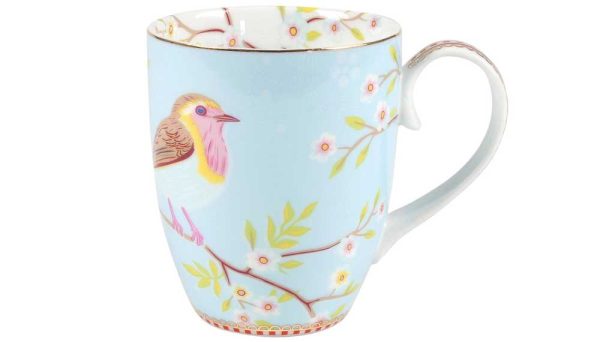 Mug Large Early Bird Blue 350ml