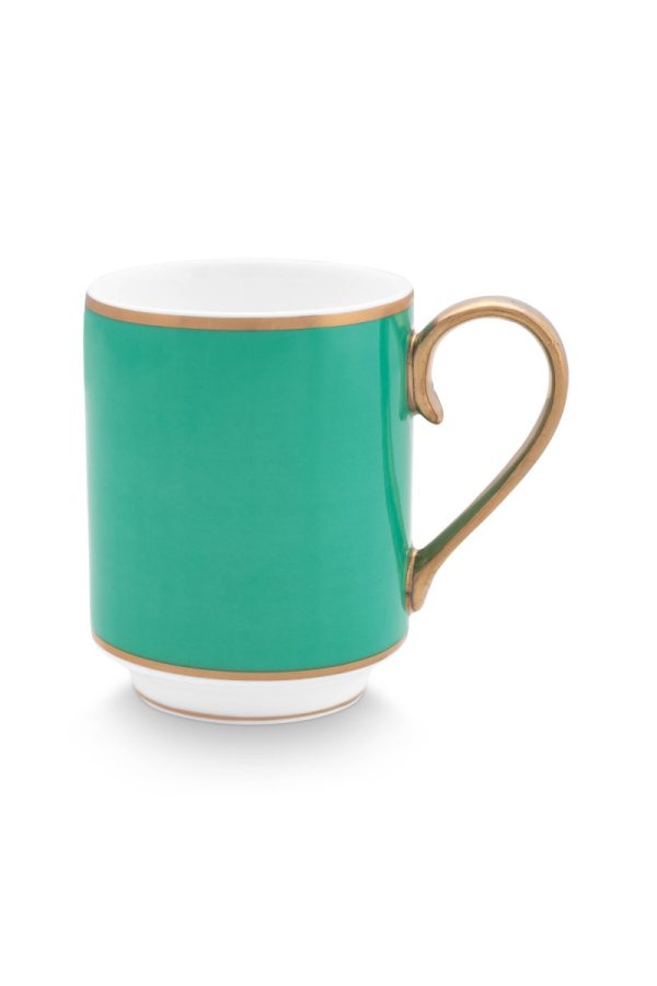 Mug Small with Ear Pip Chique Gold-Green 250ml