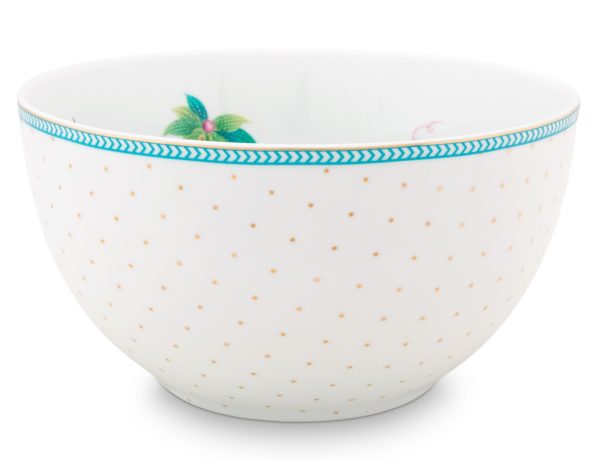 Bowl Jolie Flowers Dots Gold 15cm