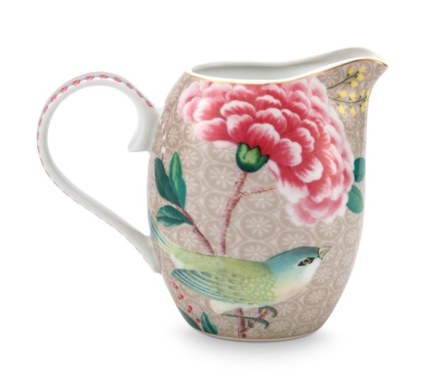 Jug Small Blushing Birds Khaki 250ml