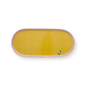 Plate Sugar & Creamer La Majorelle Yellow 25x12cm