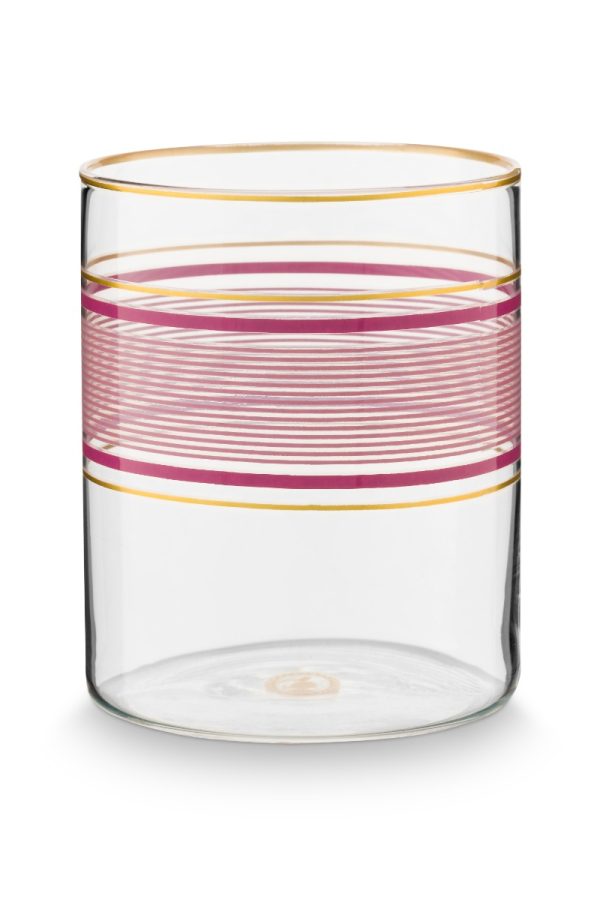 Water Glass Chique Pink 250ml