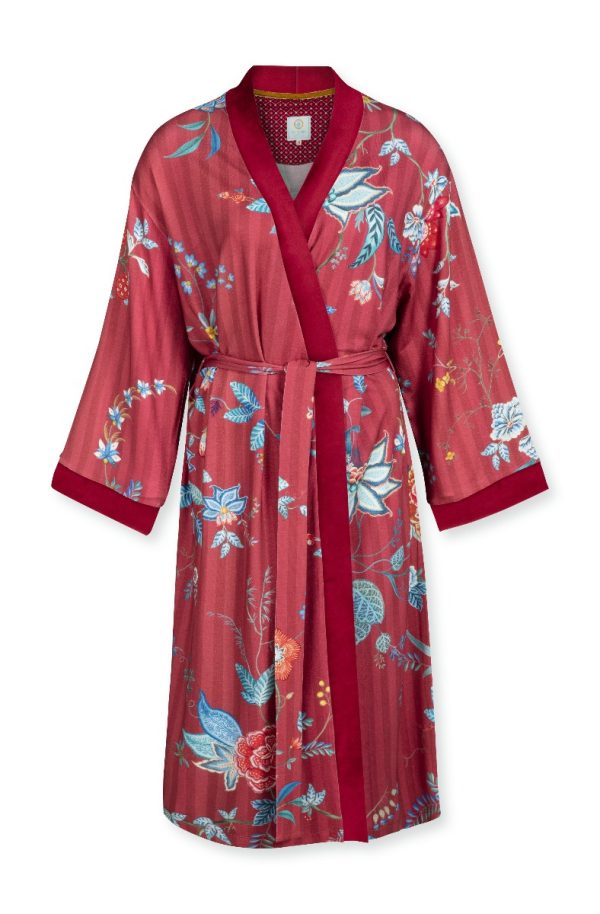 Pip Studio Kimono Naomi Flower Festival Big Red-Medium