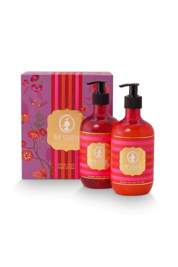 Giftset Hand Soap & Hand Lotion Tea Leaves 2x475ml