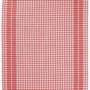 Viskestykke Petits Carreaux Rouge 50 X 70 cm
