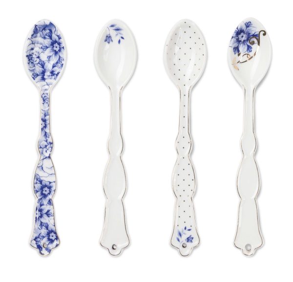 Set/4 Teaspoons Royal White