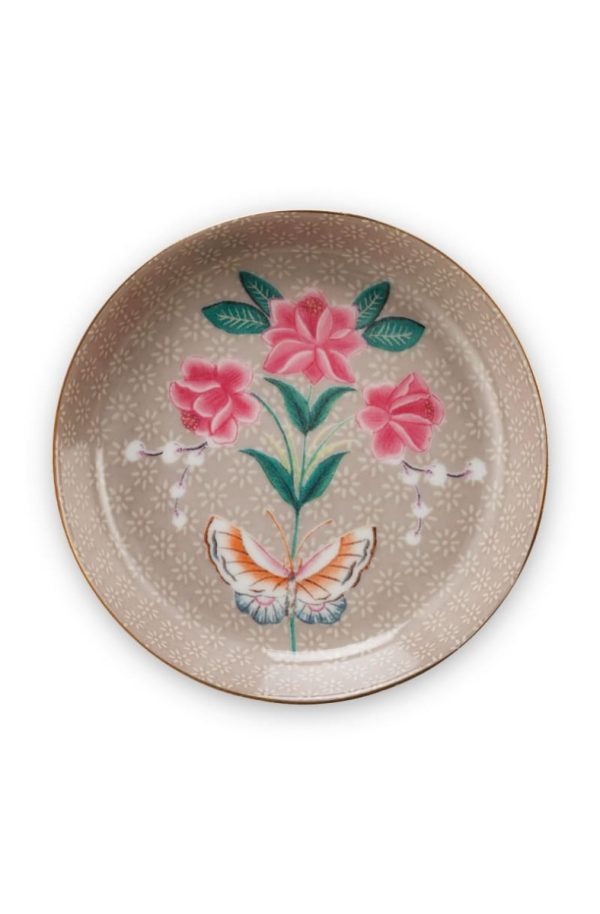 Tea Tip Blushing Birds Khaki 9cm