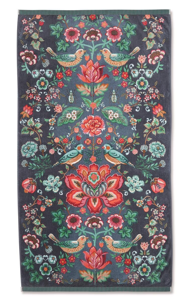 Pip Studio Oh my darling beachtowel Dark Blue