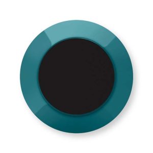 Lantern Enamelled Dark Green 29cm