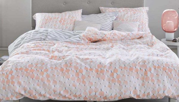 Esprit sengetøj Krisa Coral Pink - 140 x 220 + 60 x 63