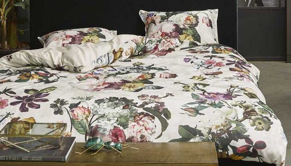 Essenza sengetøj Fleur Ecru - 200 x 220 + 2 stk. 60 x 63