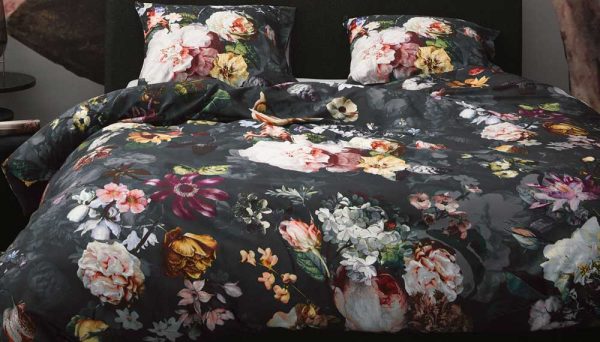 Essenza sengetøj Fleur Nightblue - 140 x 220 + 60 x 63