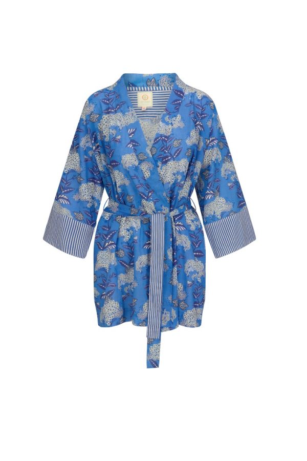 Pip Studio Kimono Flora Firenze Cobalt Blue-Small