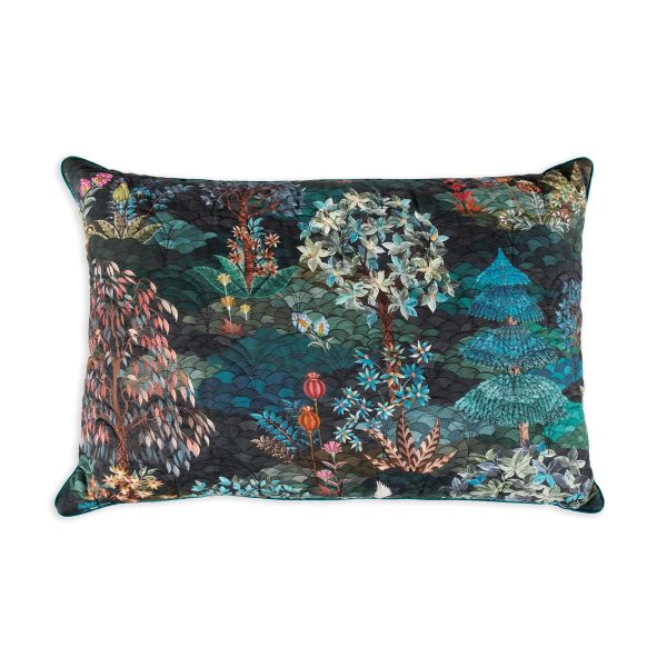 Pip Studio Garden Qlt Cushion D.Blue 45x70