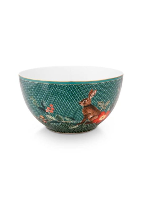 Bowl Winter Wonderland Squirrel Green 15cm