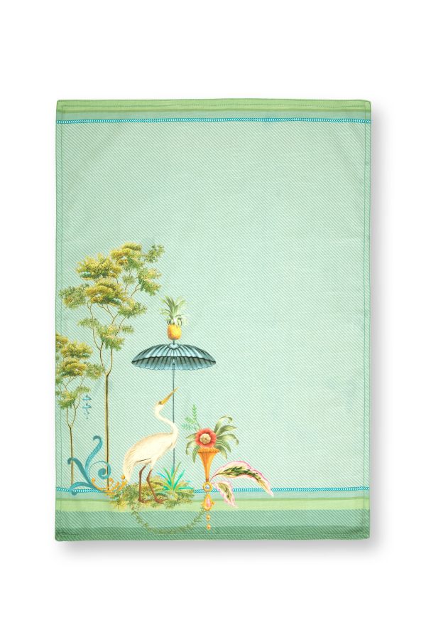 Tea Towel Jolie Heron Big Blue 50x70cm