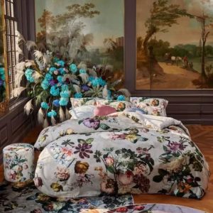 Essenza Fleur Duvet Cover Grey 140x220-60x63