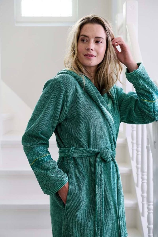 Pip Studio  Soft Zellige Bathrobe Green S