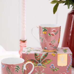 Set/2 Mug Large La Majorelle Pink 350ml