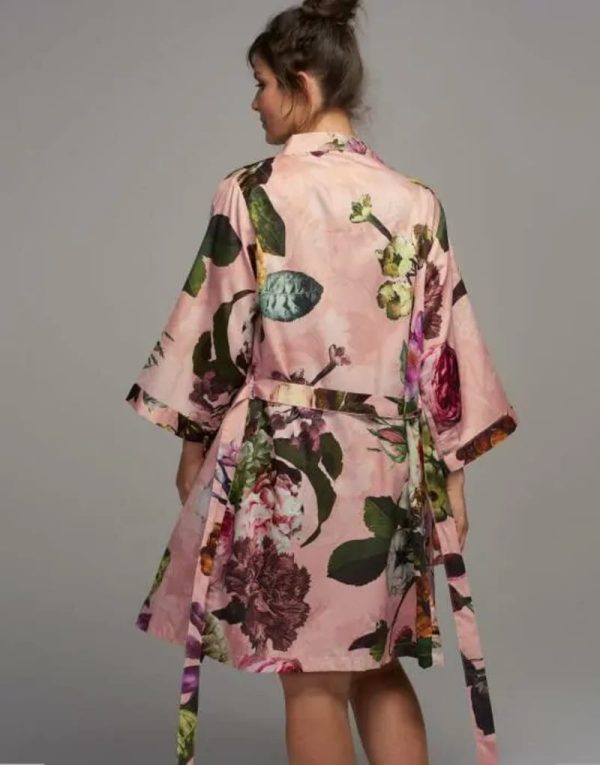 Fleur rose kimono L