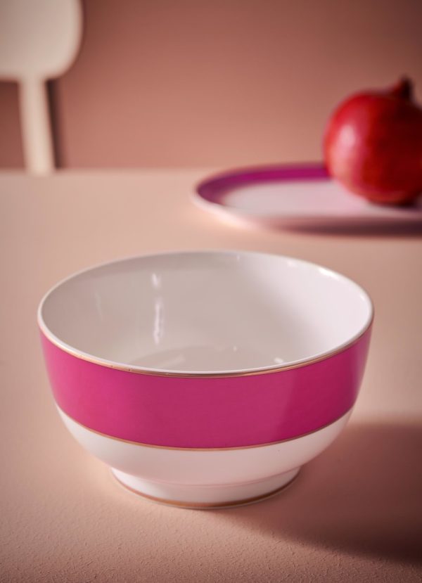 Bowl Pip Chique Gold-Pink 20.5cm