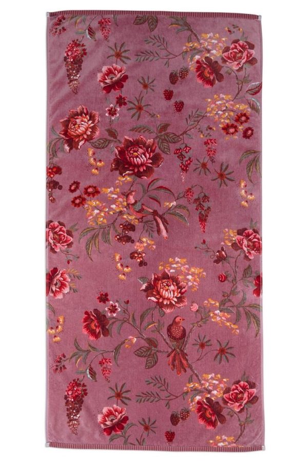 PIP Studio Håndklæde Secret Garden Mauve 55x100