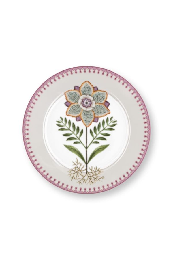 Plate Lily&Lotus Off White 21cm