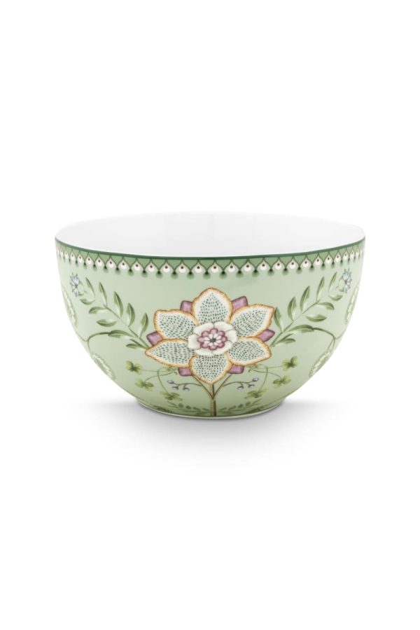 Pip Studio Bowl Lily&Lotus Light Green 18cm