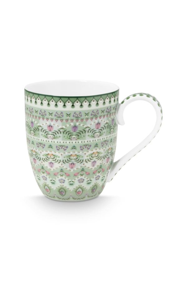 Pip Studio Mug XL Lily&Lotus Moon Delight Light Green 450ml