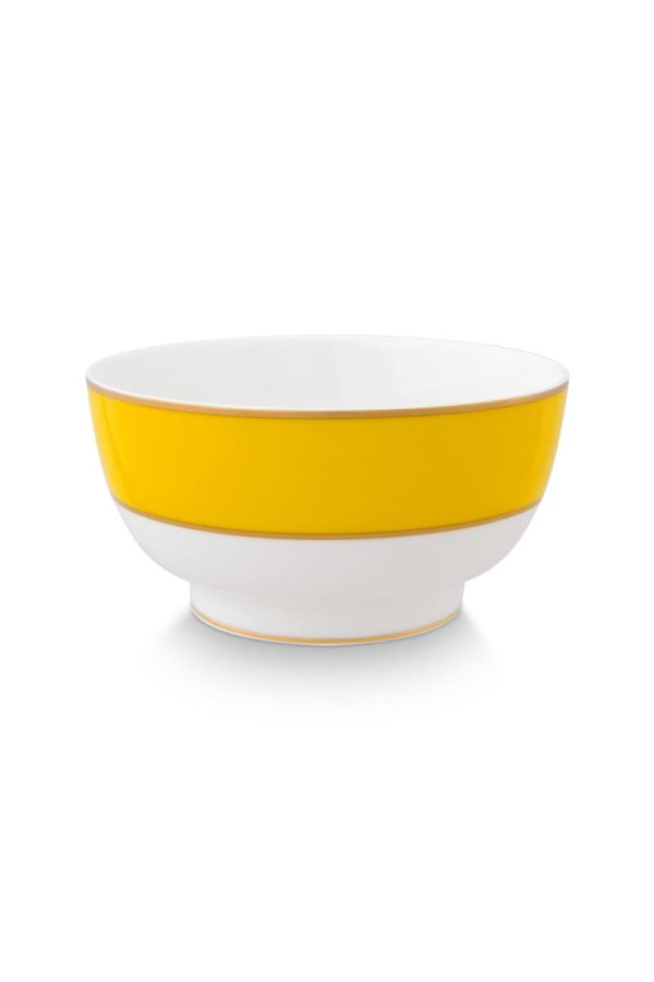 Bowl Pip Chique Gold-Yellow 18cm