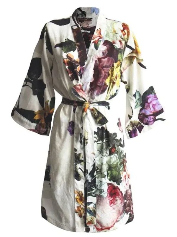 Fleur ecru kimono XL