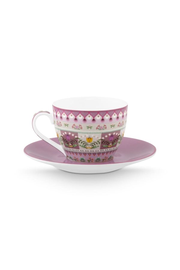 Espresso Cup and Saucer Lily&Lotus Moon Delight Multi 120ml