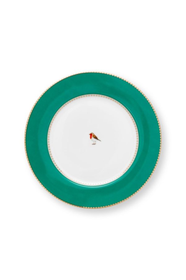 Plate Love Birds Emerald 21cm