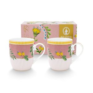 Set/2 Mug Small La Majorelle Pink 145ml