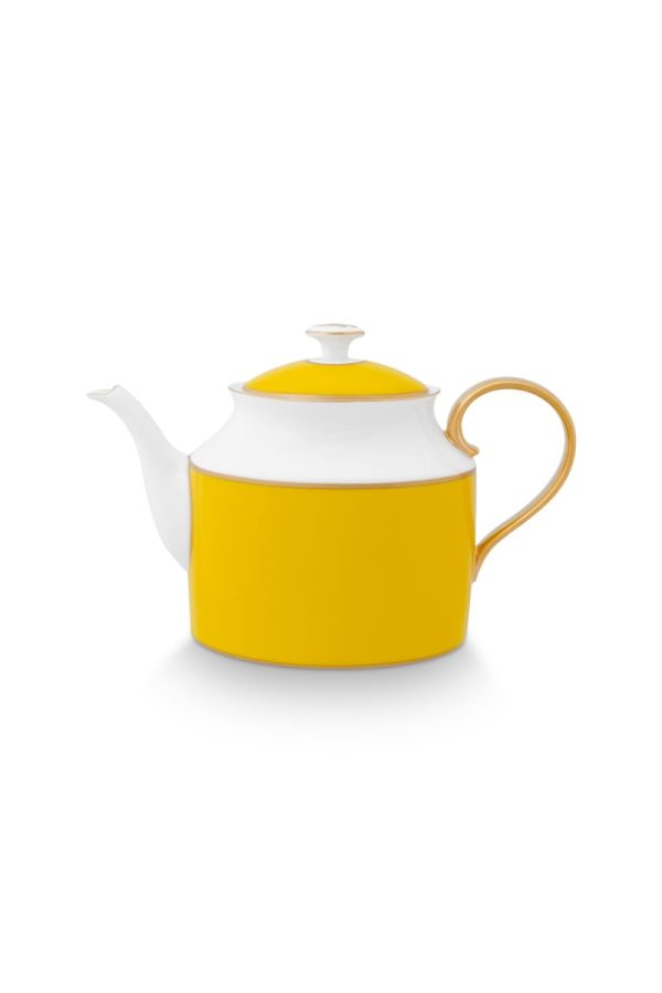 Tea Pot Large Pip Chique Gold-Yellow 1.8ltr