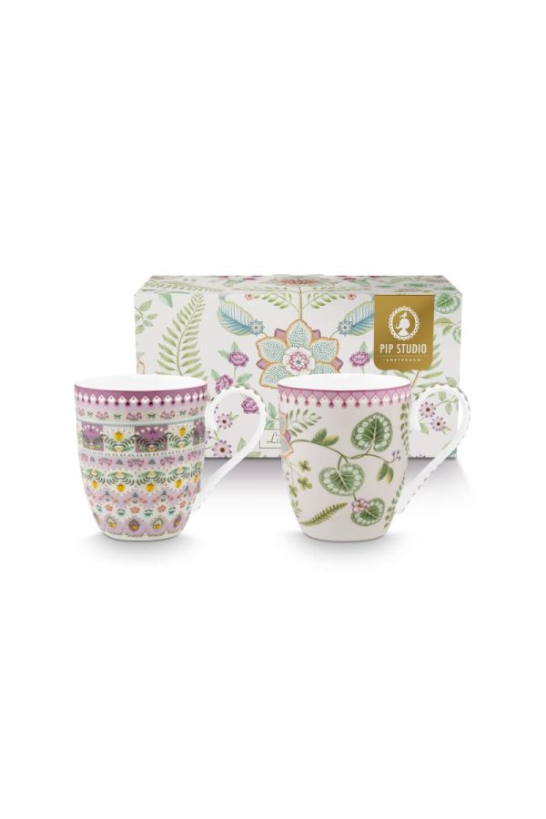 Set/2 Mugs XL Lily&Lotus 450ml