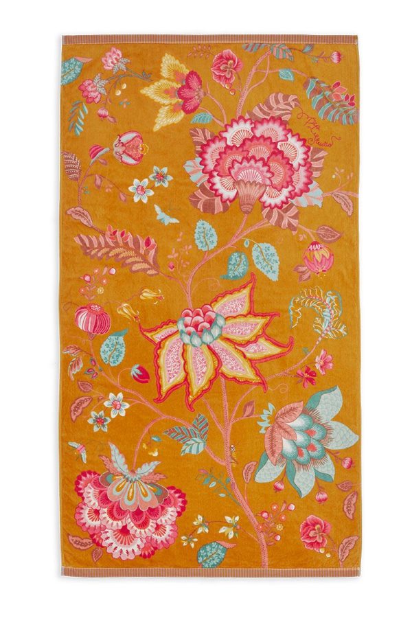 Pip Studio Flowers beachtowel Yellow