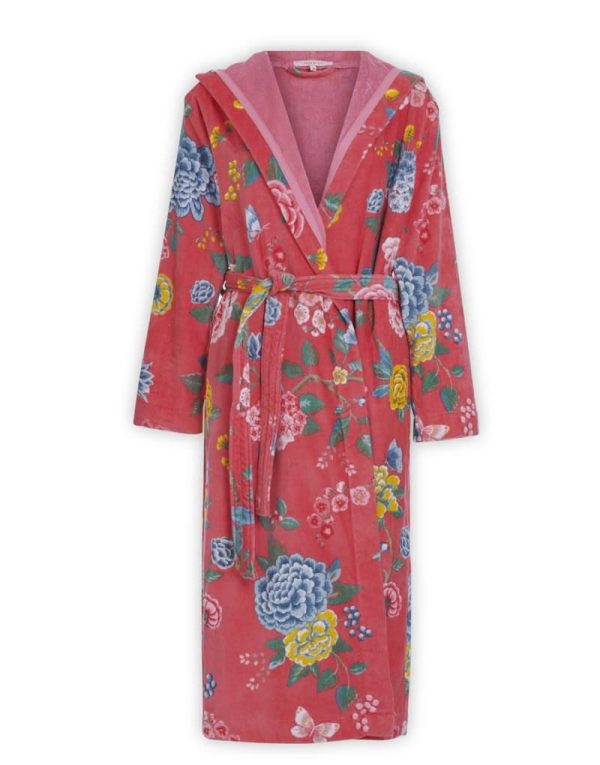 Pip Studio  Good Evening Bathrobe Coral S