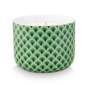 Candle Box Kyoto Festival Green 11.7x9.6cm