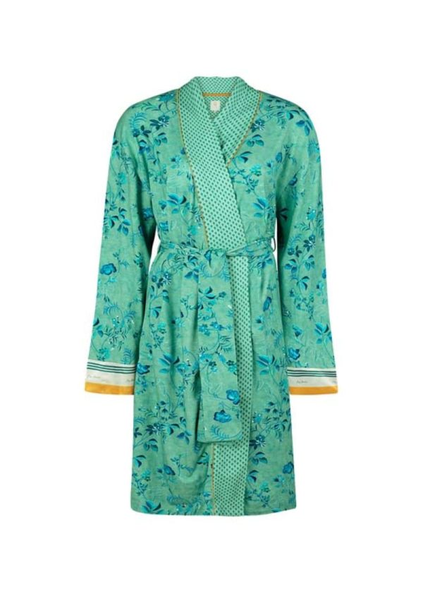 S  Nisha Kimono Tokyo Blossom Green