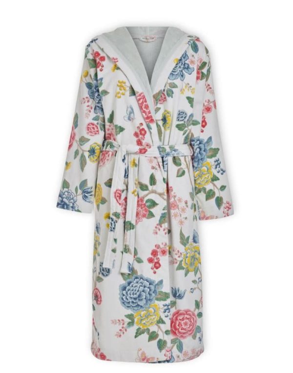 Pip Studio Good Evening Bathrobe White L