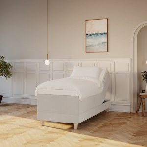 Aura Fjord | 90x210 | Bouclé cream