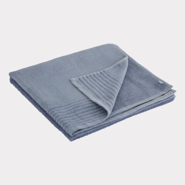 Bambus badehåndklæde blå 70x140 - Bambuni