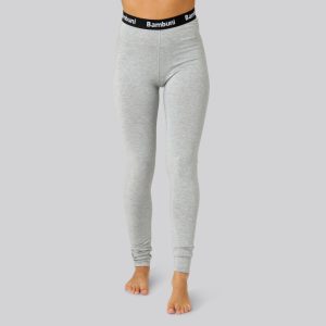 Bambus leggings i grå til kvinder - Bambuni